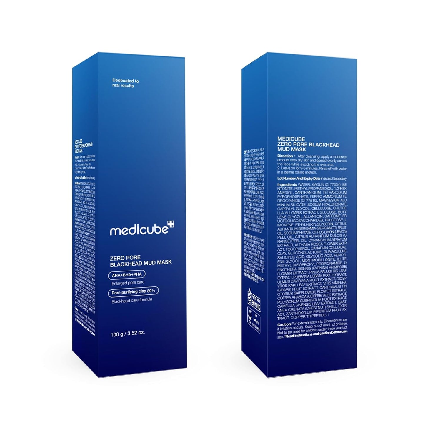 [MEDICUBE] Zero Pore Blackhead Mud Mask 100g