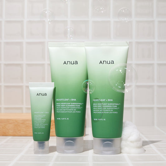 [Anua] Heartleaf Pore Cleansing Foam Double Set