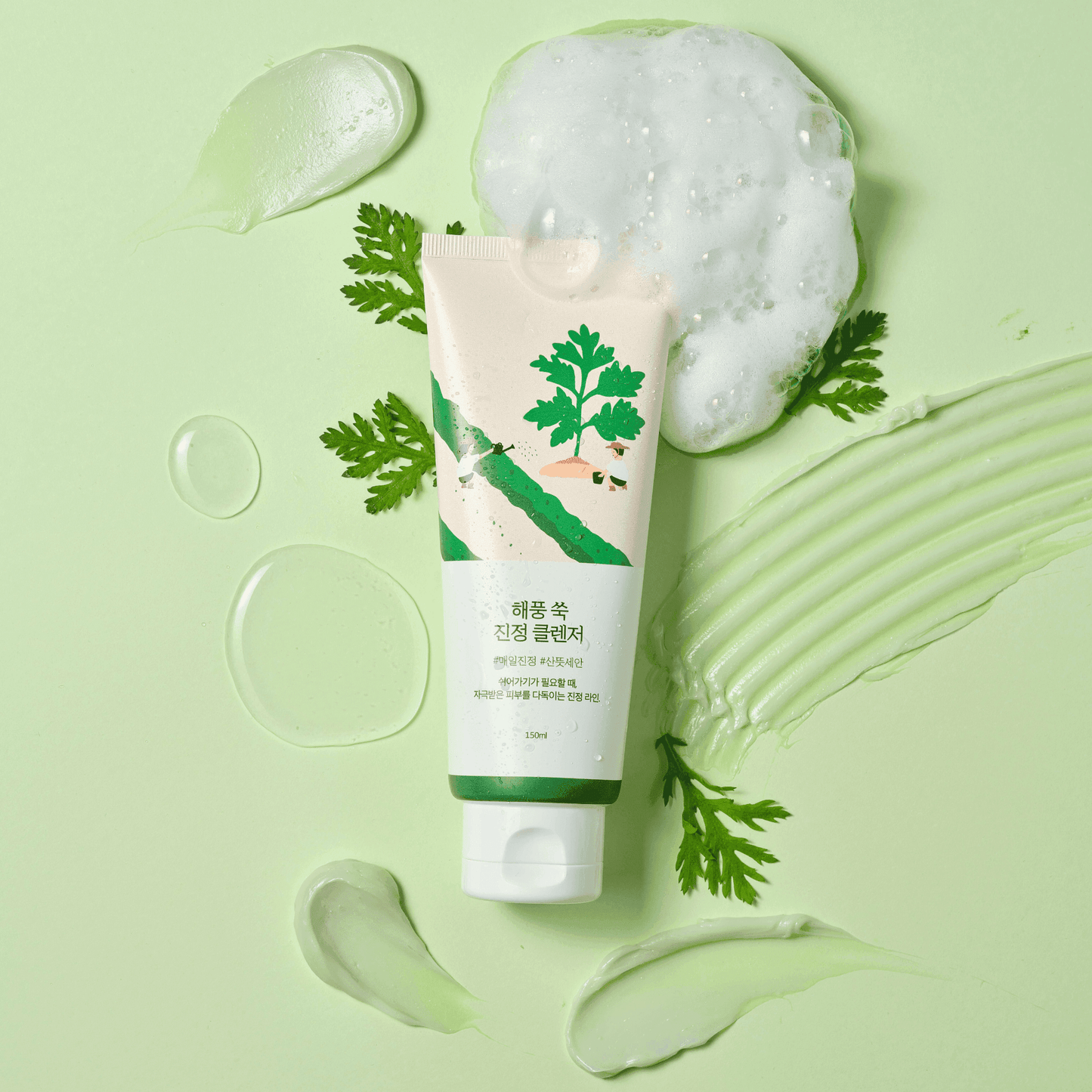 [ROUND LAB] Mugwort Calming Cleanser 150ml