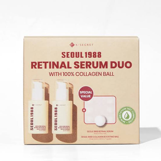 [KSECRET] Retinal Black Ginseng Serum Double Set